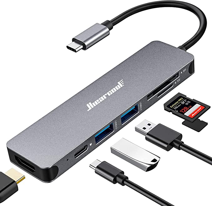 Hiearcool Adapter USB C Dongle for MacBook Pro